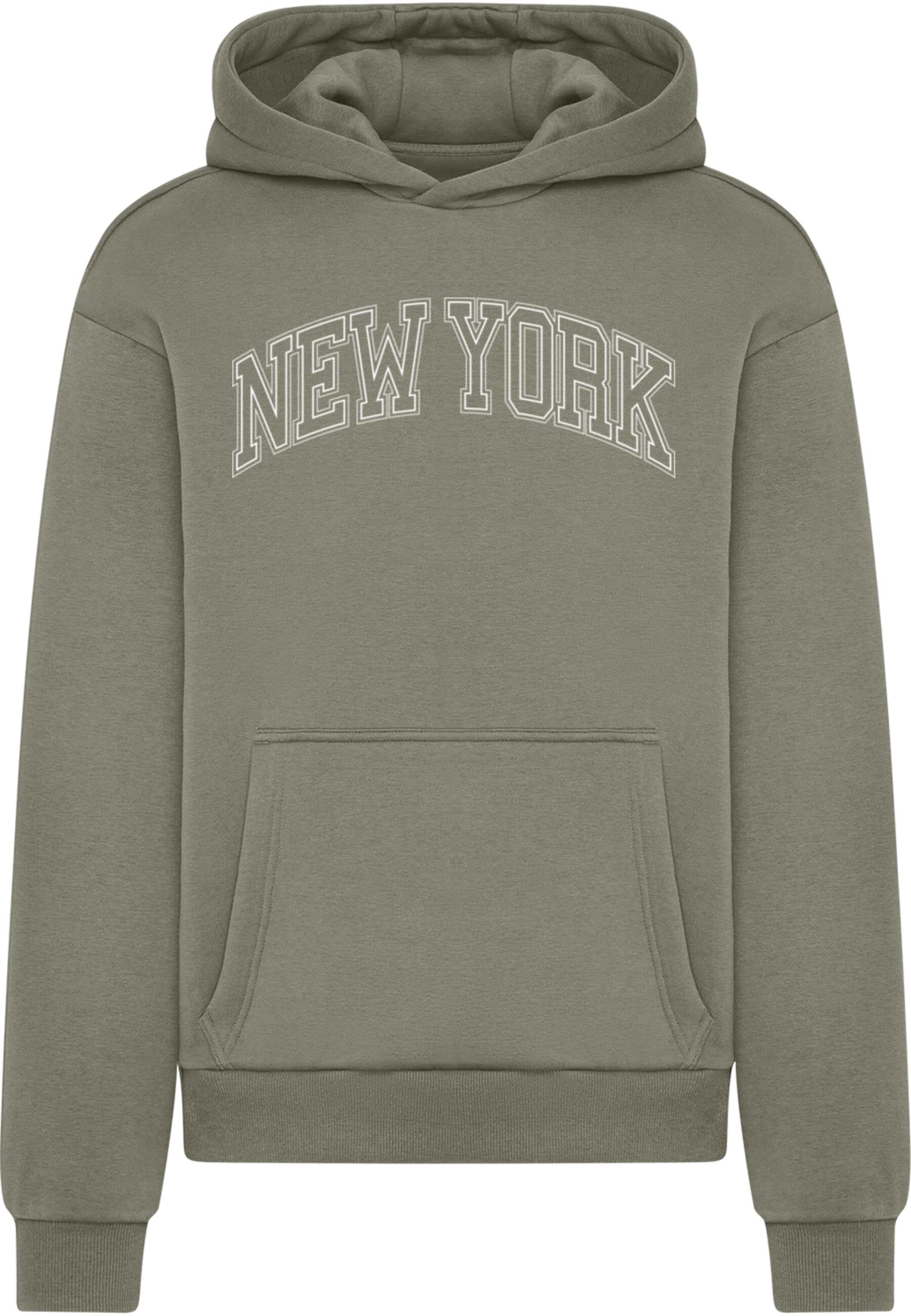 Mister Tee Суичър 'New York' в зелено: отпред