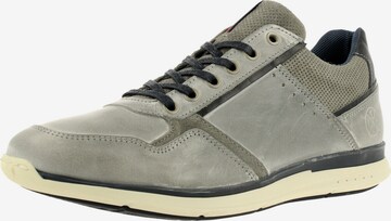 Chaussure de sport à lacets BULLBOXER en gris : devant