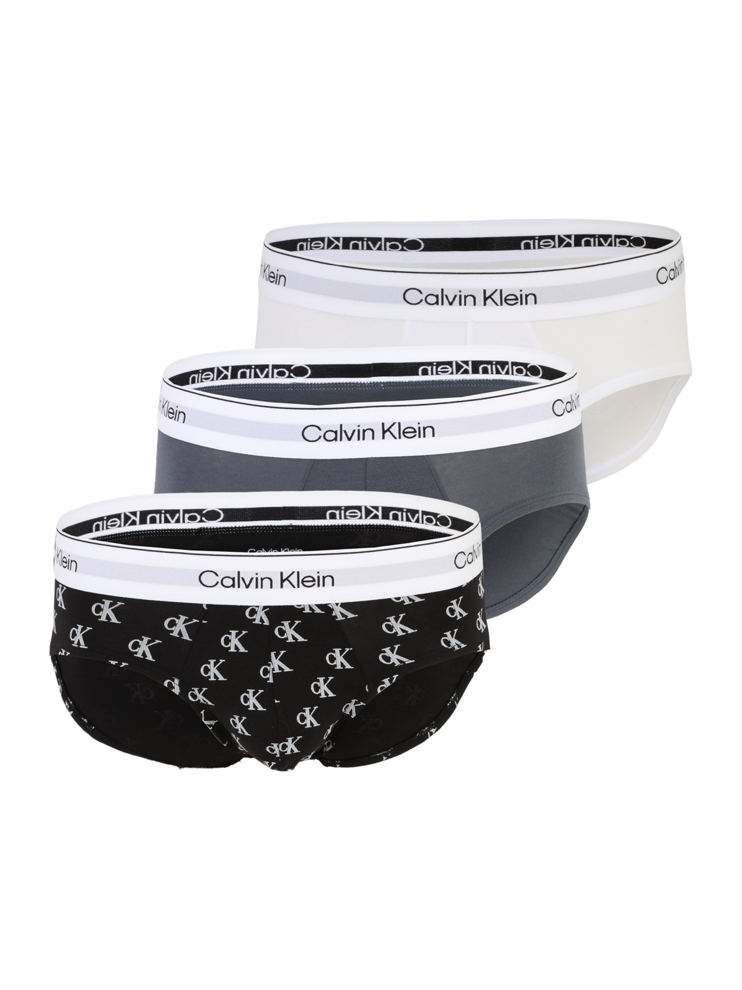 Calvin Klein Püksikud, värv hall: eest vaates