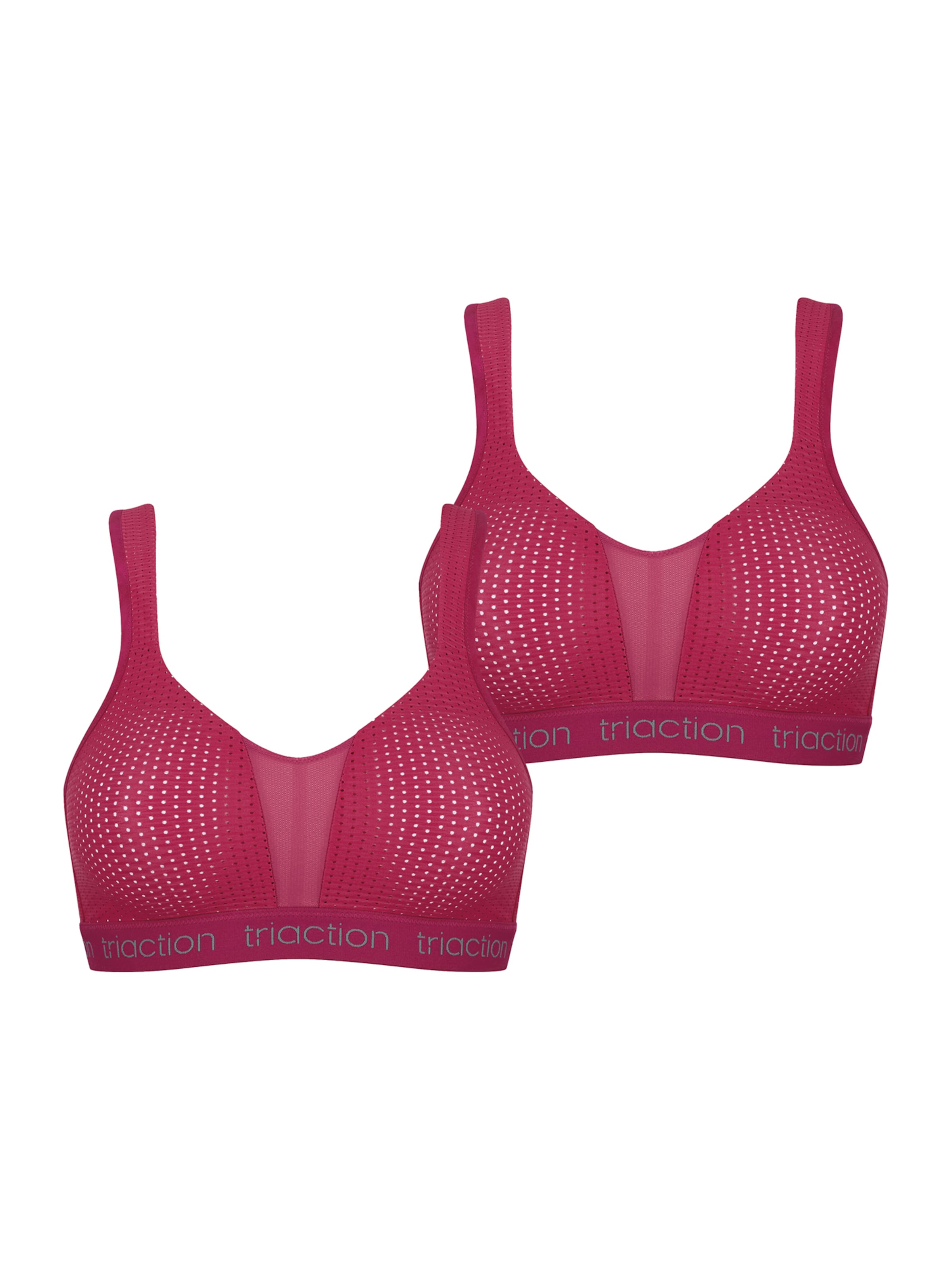 Bustier Soutien-gorge de sport ' Triaction Energy Lite ' TRIUMPH en rouge : devant