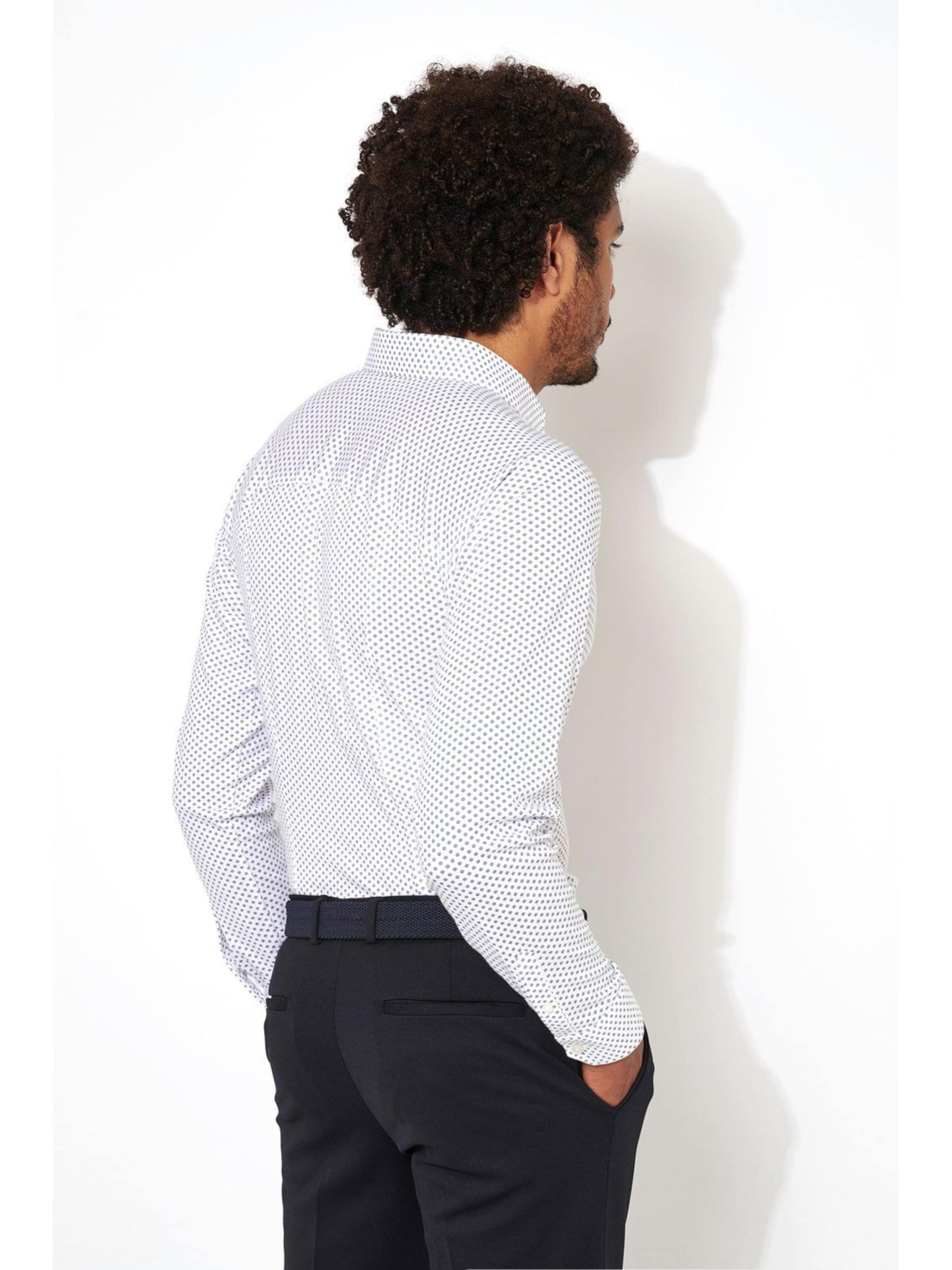 DESOTO Slim Fit Hemd 'Kent'‌‌ in Weiß