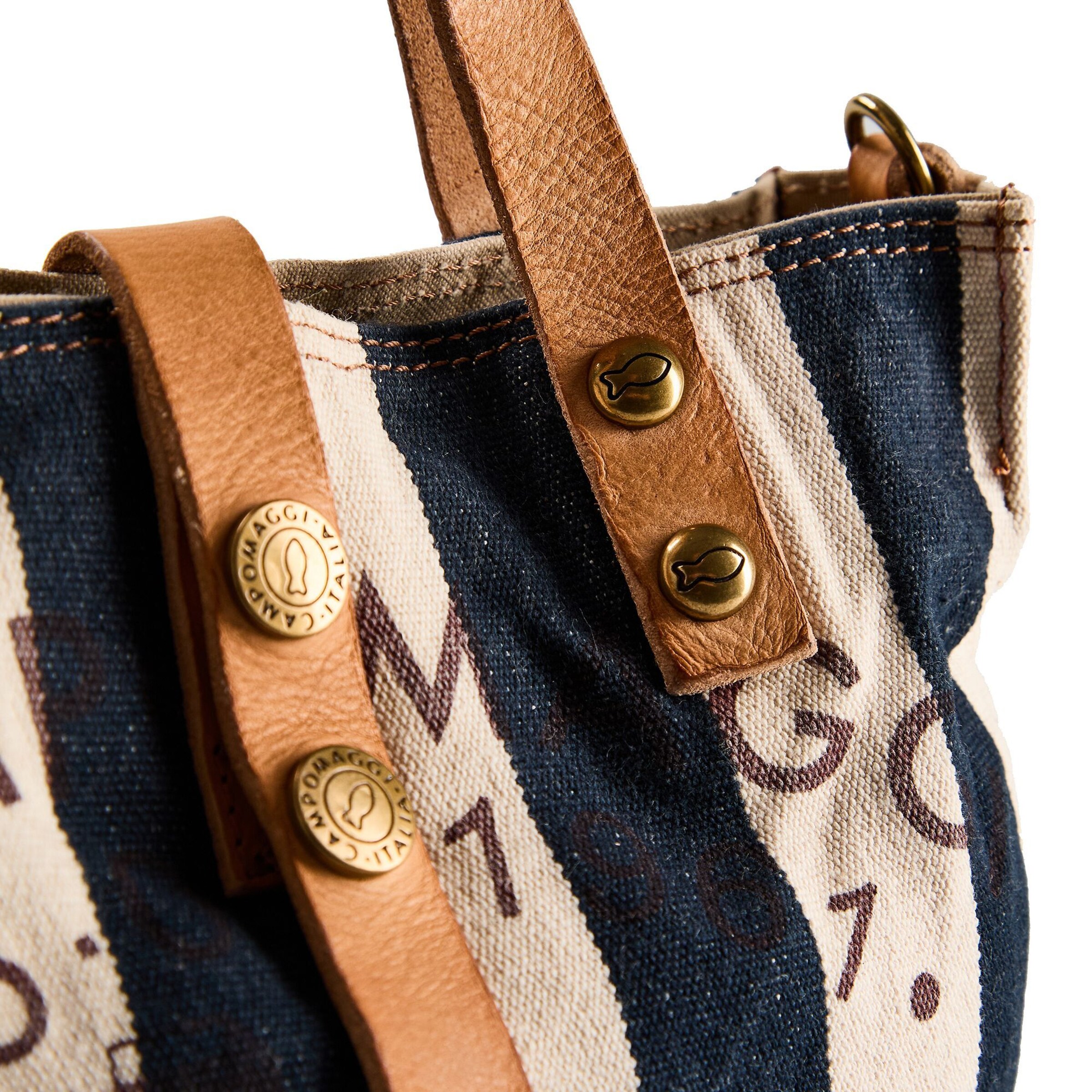 Campomaggi Shopper 'Genziana' in Blauw