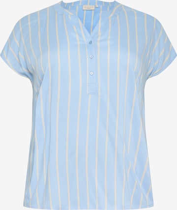 KAFFE CURVEBluza 'KCSida'' - plava boja: prednji dio