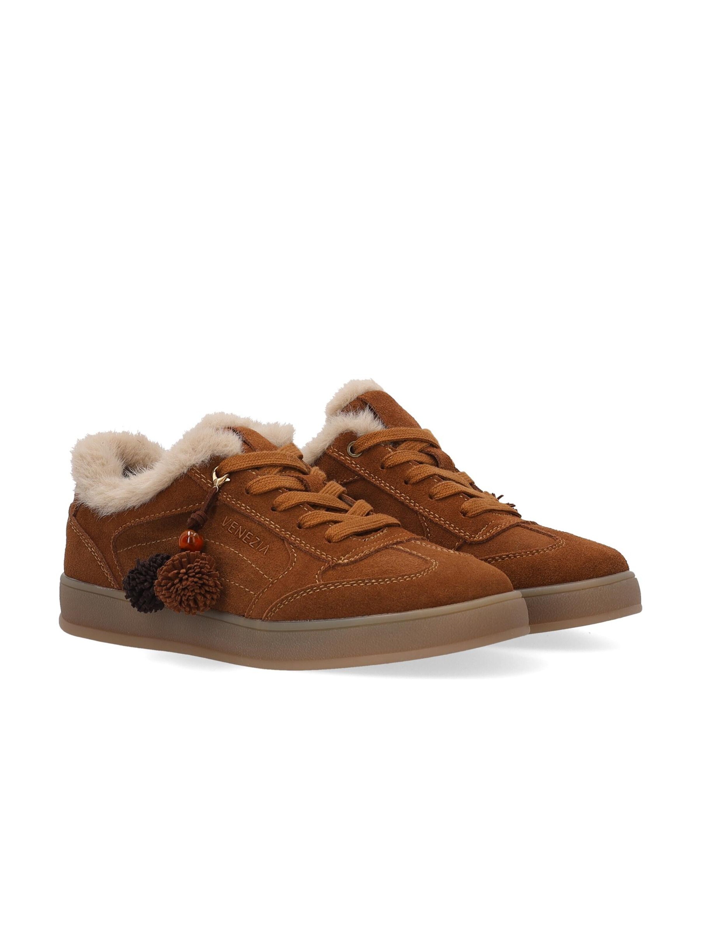 VENEZIA Platform trainers in Brown