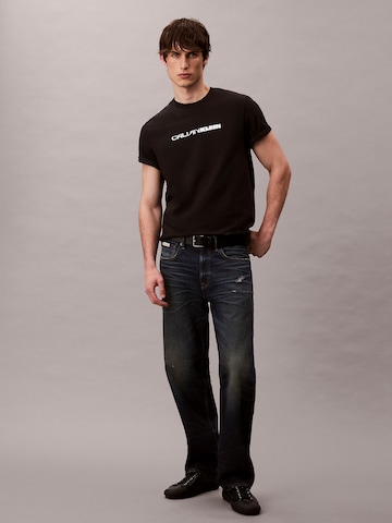 T-Shirt '20S' Calvin Klein Jeans en noir