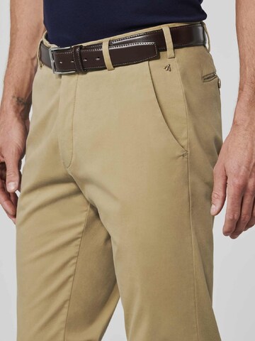 Regular Pantalon chino 'Bonn' MEYER en marron