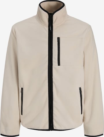 JACK & JONES Fleecejacke in Grau: Vorderseite