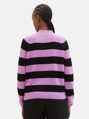 TOM TAILOR DENIM - Pullover em roxo