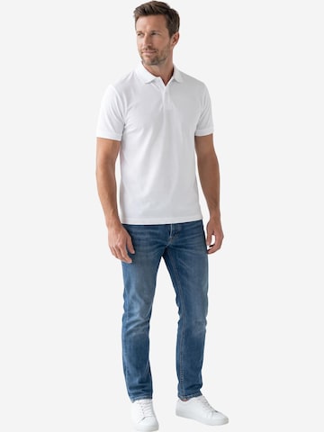 Ragman Shirt 'Basic' in Wit