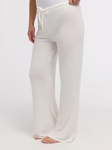 cfab Loosefit Broek 'Flow Pant' in Wit