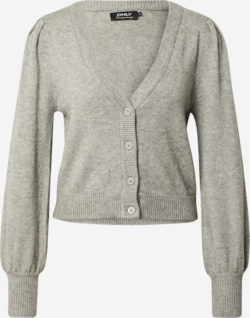 ONLY Strickjacke 'LEVA' in Grau: predná strana