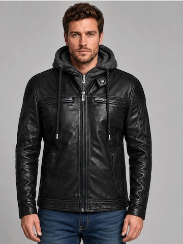 Veste mi-saison 'Felix' Agamaa en noir : devant