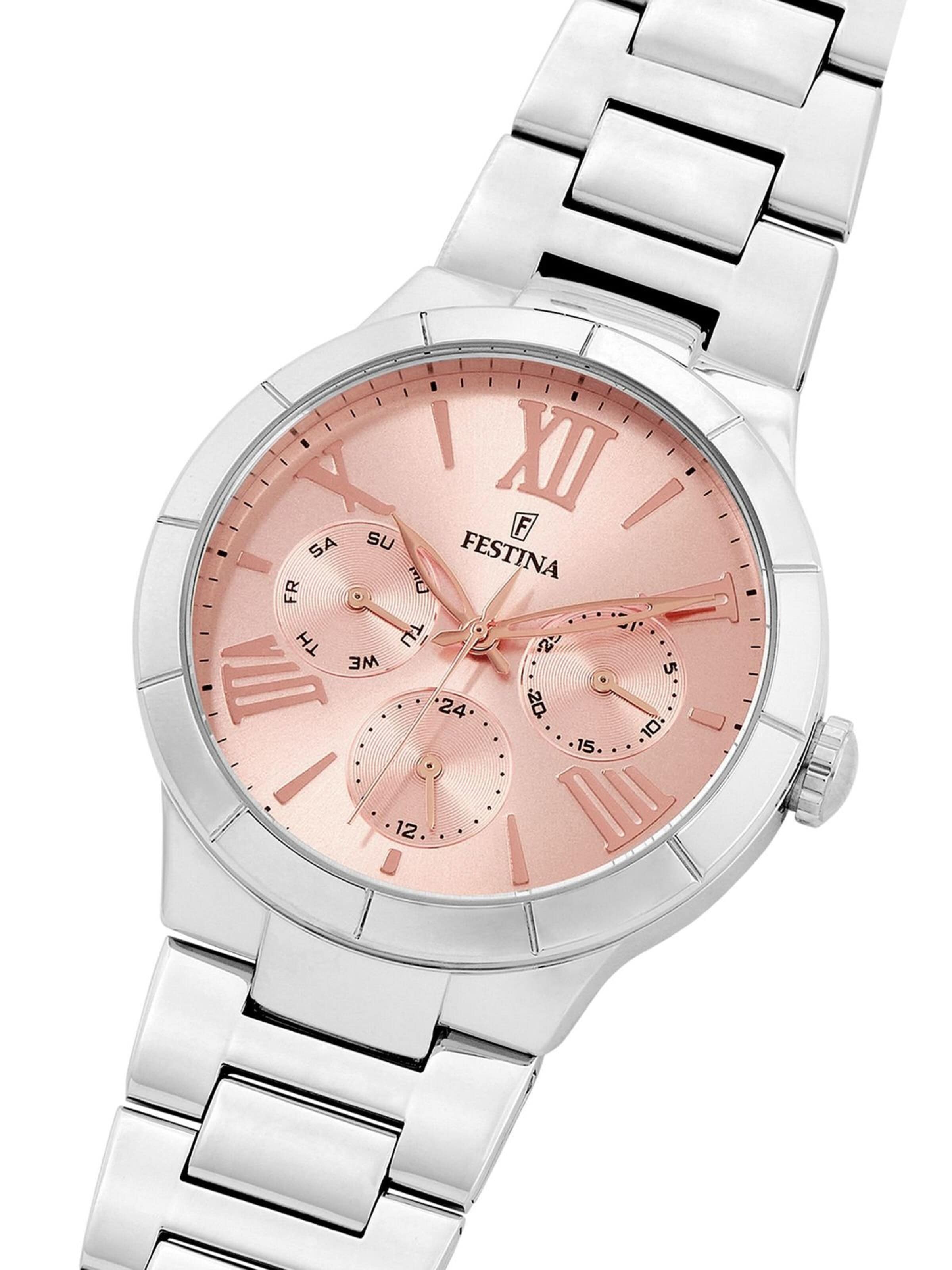 Montre à affichage analogique 'Chronograph BOYFRIEND COLLECTION White' FESTINA en rose