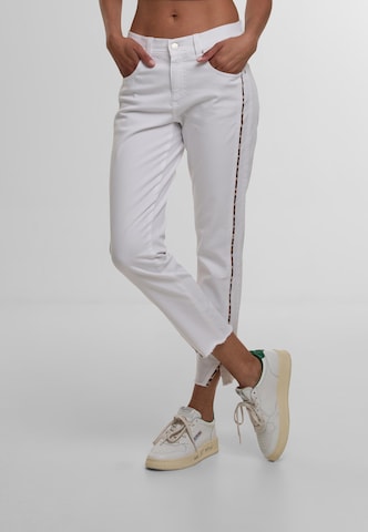 Coupe slim Jean 'Ornella' Angels en blanc