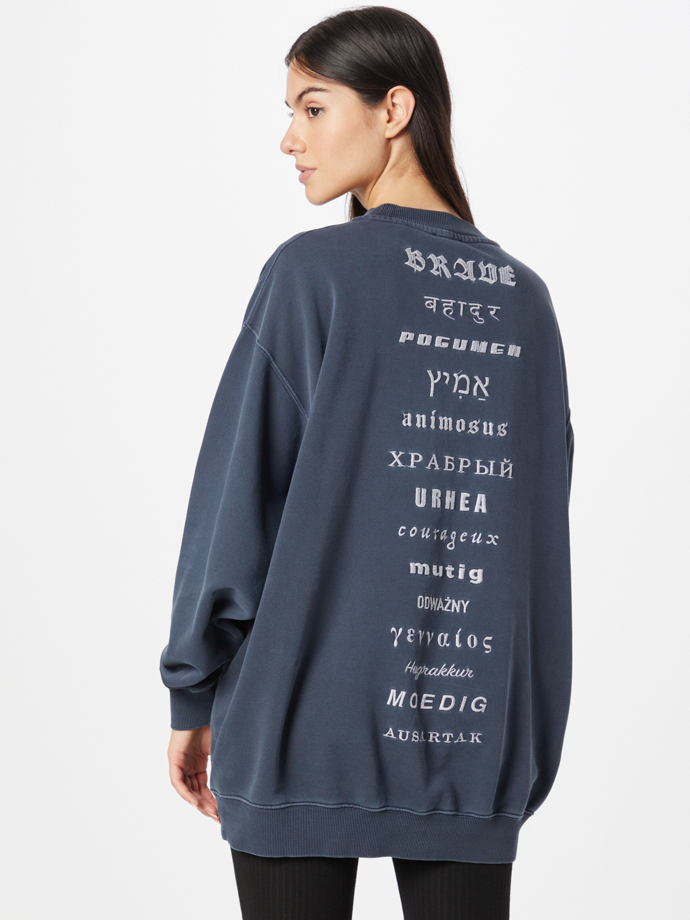 Frauen Große Größen DIESEL Sweatshirt in Dunkelblau - XM59555