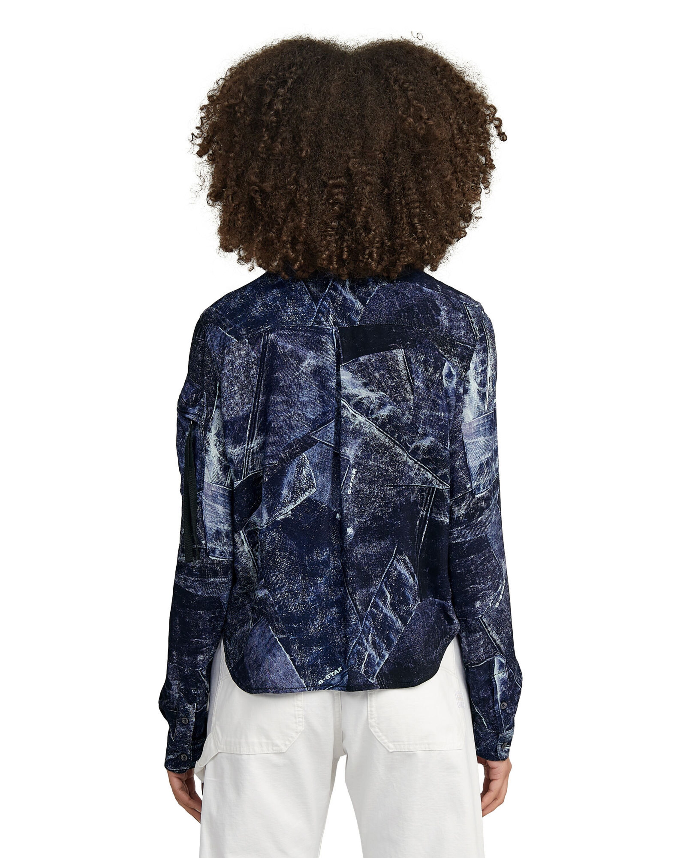 G-STAR Blouse 'Print' in Mixed colors