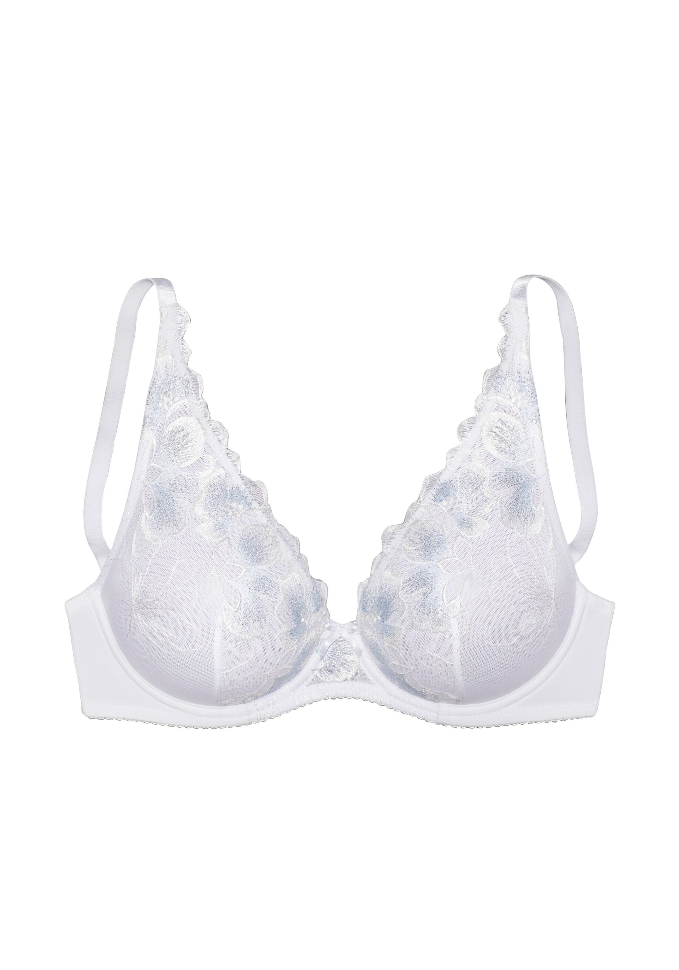 NUANCE Triangel BH in Weiß: Vorderseite