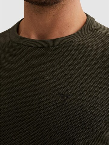 Pull-over 'Pullover in cotton/modal' PME Legend en vert