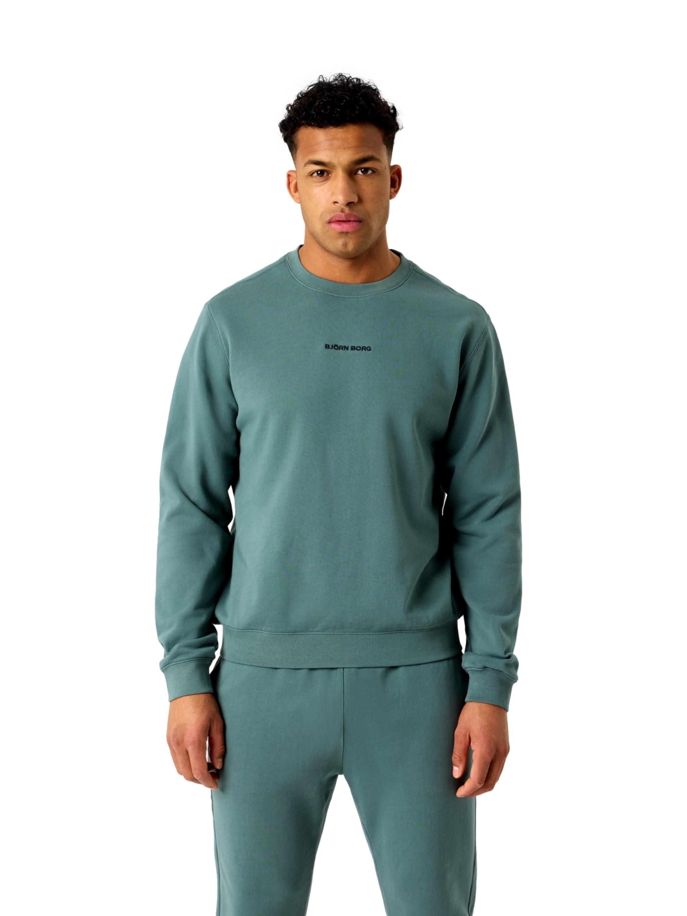 Sweat de sport BJÖRN BORG en vert : devant