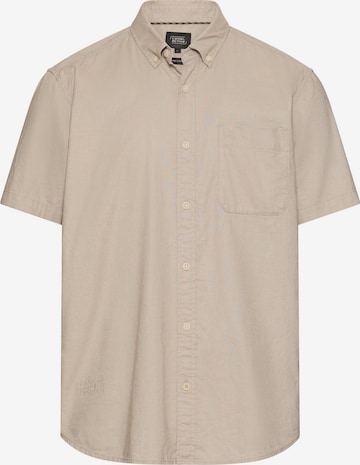 CAMEL ACTIVE Button Up Shirt in Beige: front