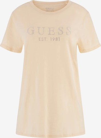 GUESS T-Shirt in Beige: predná strana