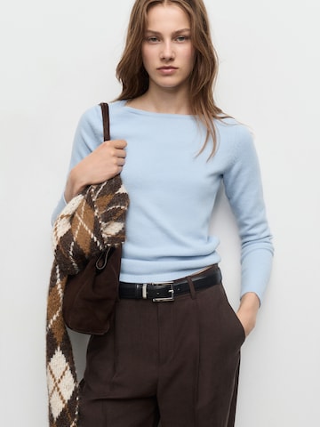 MANGO Pullover 'SEEDS' in Blau: Vorderseite