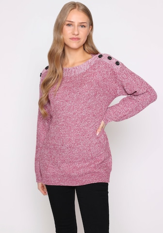 Hailys Pullover in Pink: predná strana