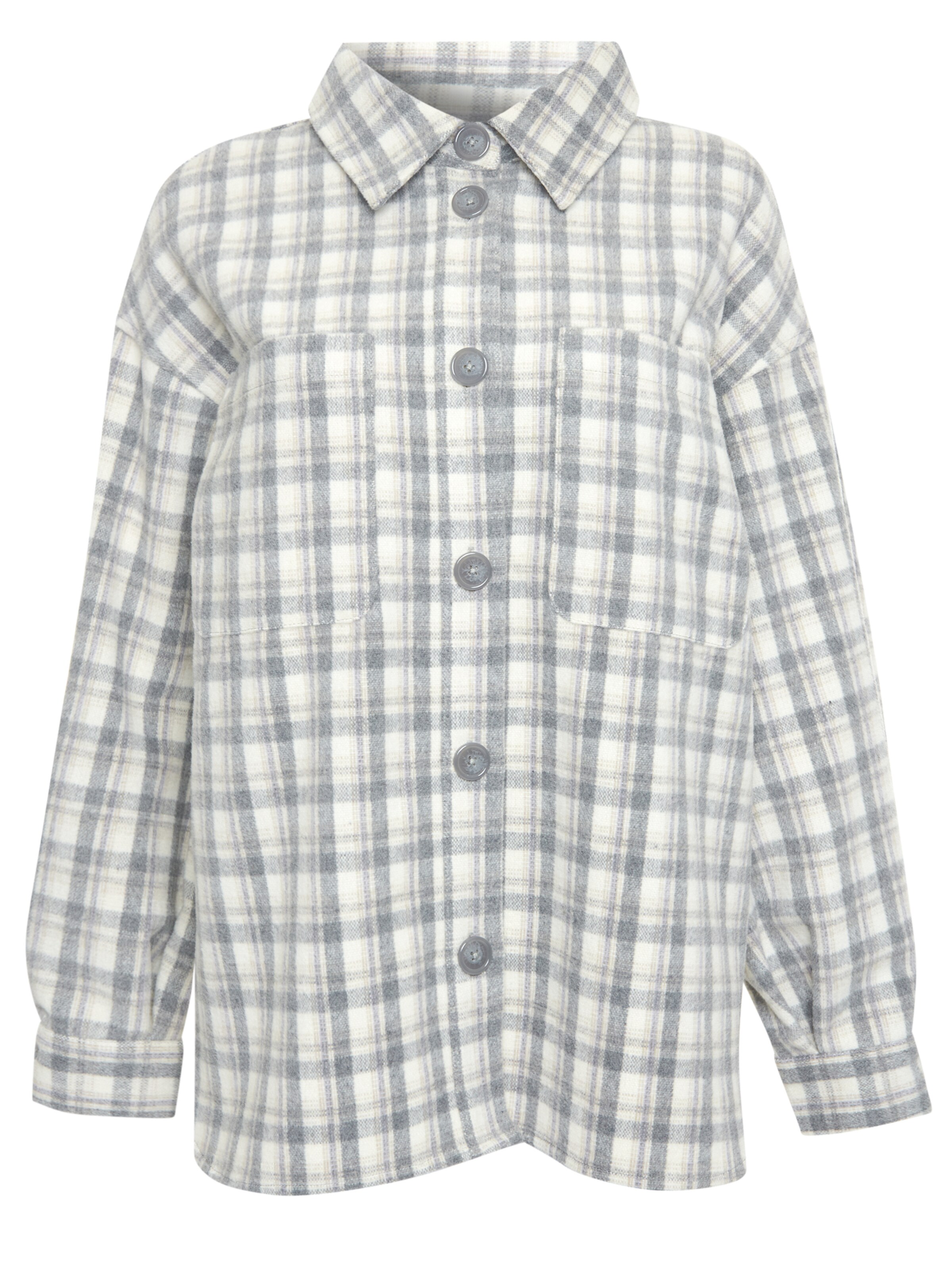 Threadbare Jacke 'Drake' in Grau: Vorderseite