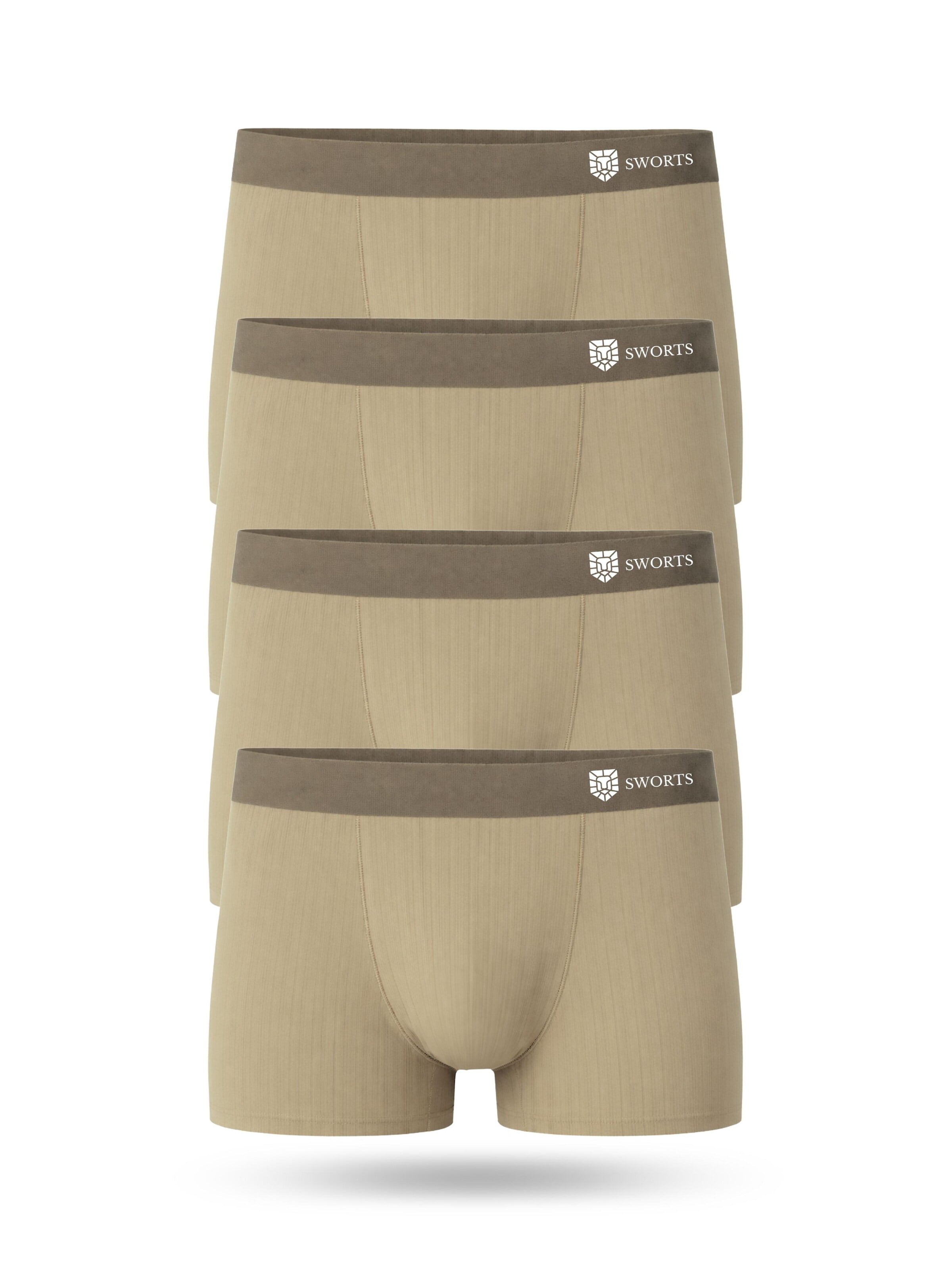 SWORTS Sportunterhose 'SILK'‌‌‌‌‌‌‌‌‌‌ in M in beigemeliert, Produktansicht
