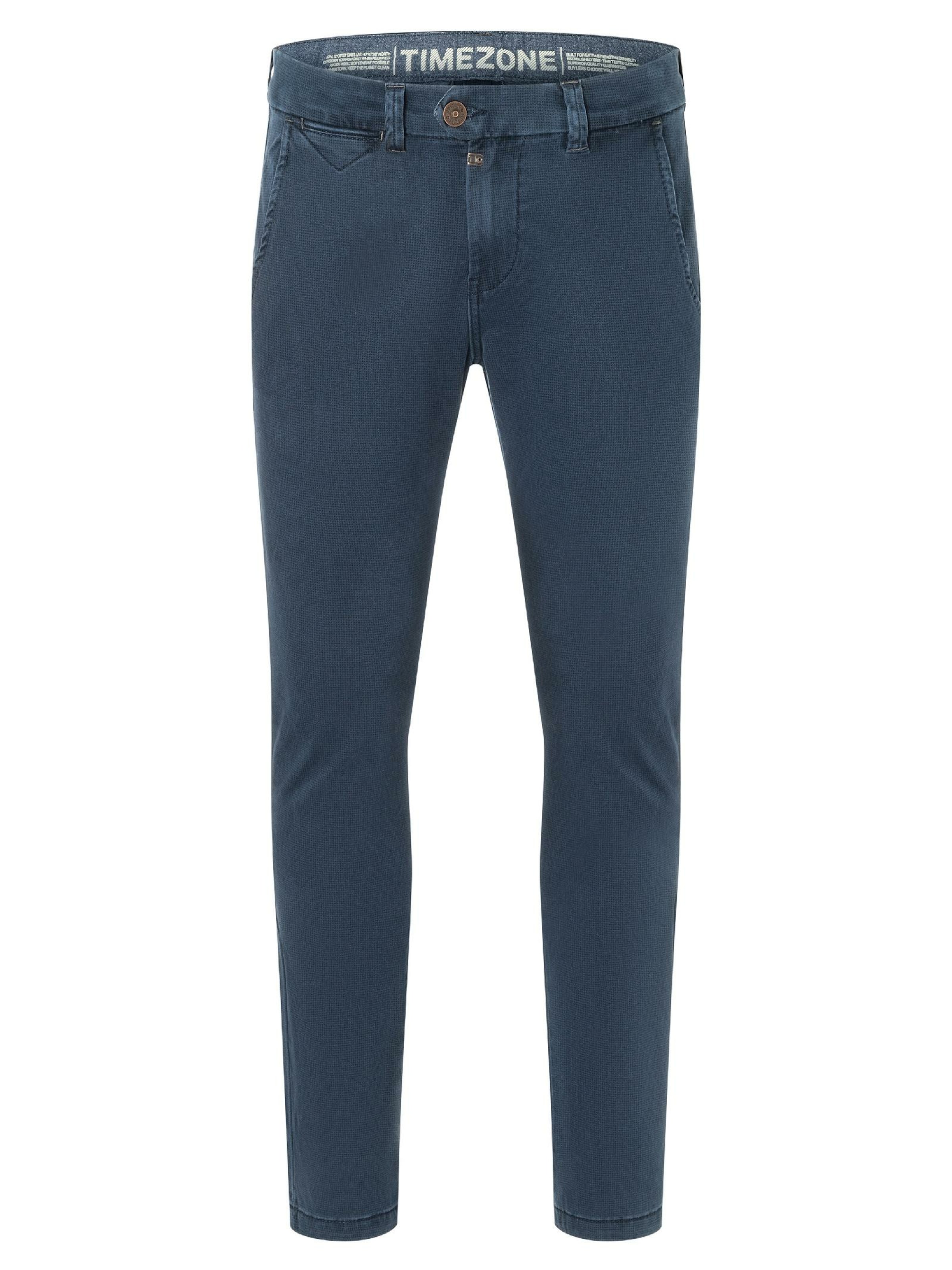 TIMEZONE Chino Pants 'Janno' in Blue: front