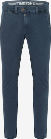 TIMEZONE Chino Pants 'Janno' in Blue: front