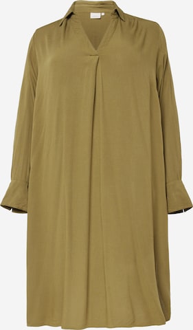 Robe 'ASHILD' ONLY Carmakoma en vert : devant