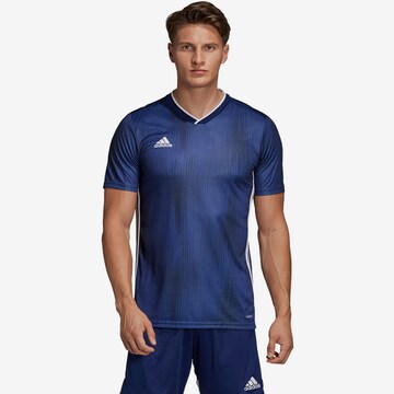 ADIDAS SPORTSWEAR Performance Shirt 'Tiro 19' in Blue: front