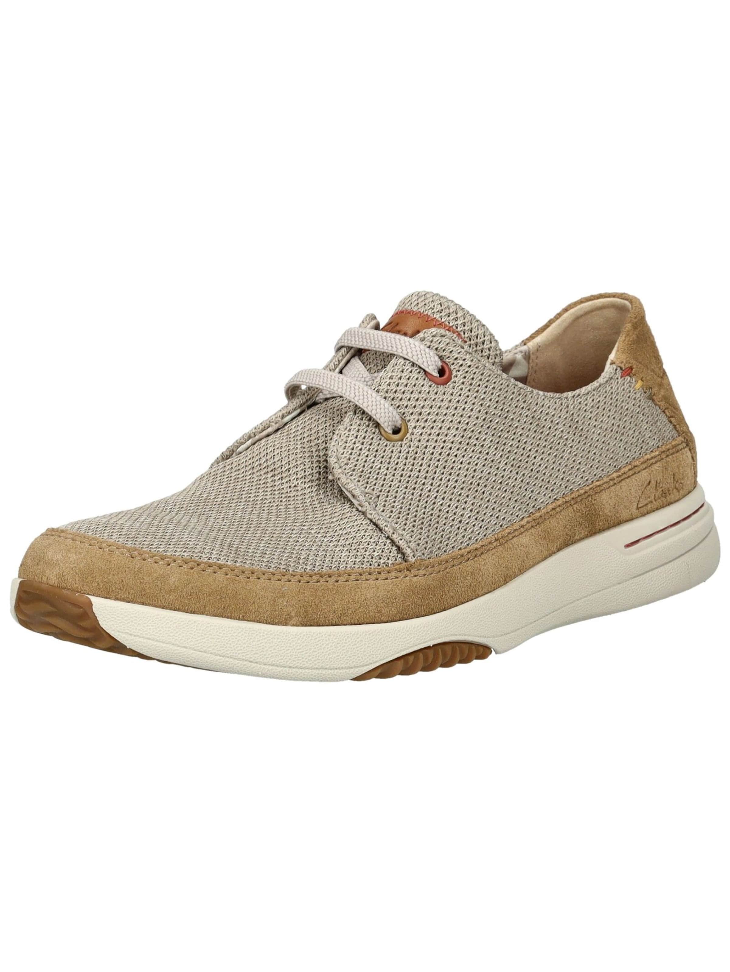 Sneaker bassa di CLARKS in beige: frontale