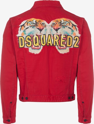 DS2Prijelazna jakna 'Dsquared2 Jacke Dan rot' - crvena boja: prednji dio