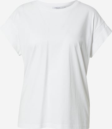 balta MOSS COPENHAGEN Marškinėliai 'Alva': priekis