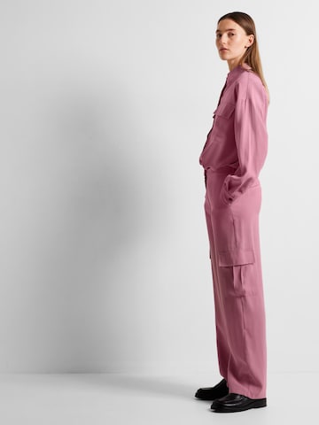 SELECTED FEMME Regular Cargo Pants 'ALIENOR' in Pink
