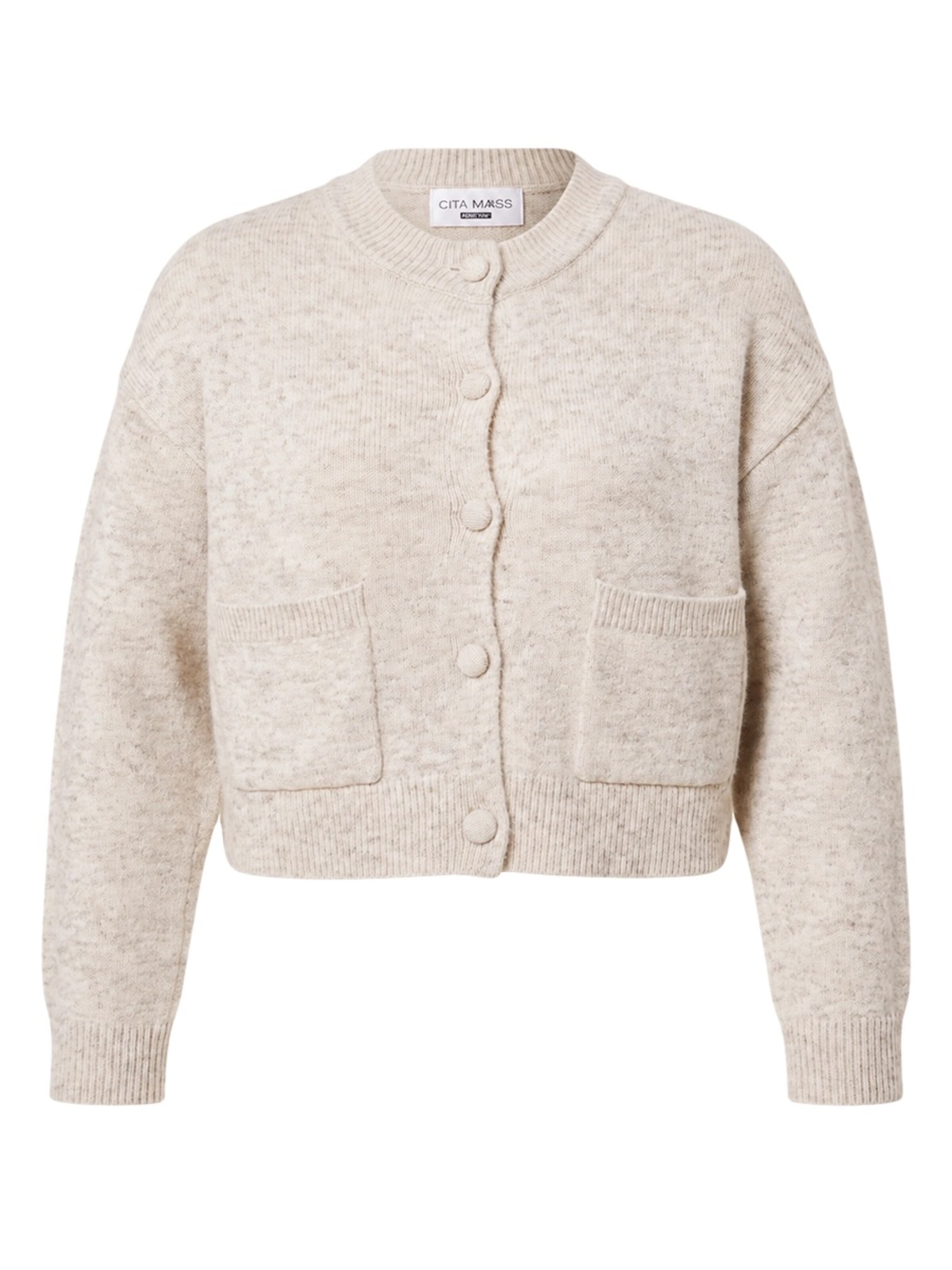 Cardigan CITA MAASS en beige : devant