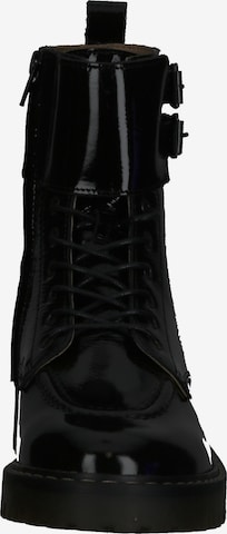 Kickers Lace-Up Ankle Boots in Black