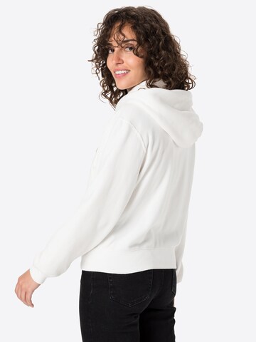 Abercrombie & Fitch Sweatjacke in Weiß