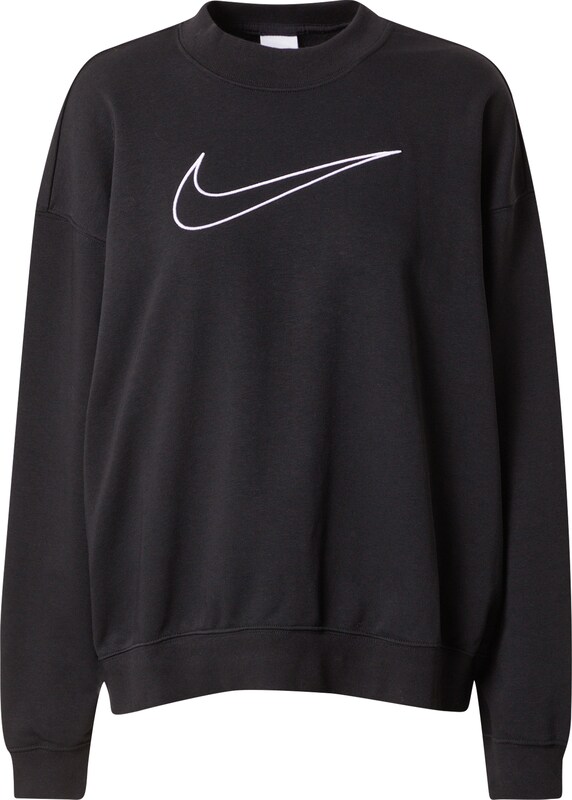 NIKE Sportsweatshirt in Schwarz NIKE Sportsweatshirt in Schwarz