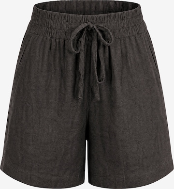 Loosefit Pantalon 'BEATRICE LINO' Seasons of April en noir : devant