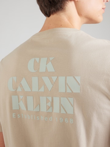 Calvin Klein Jeans Тениска в сиво