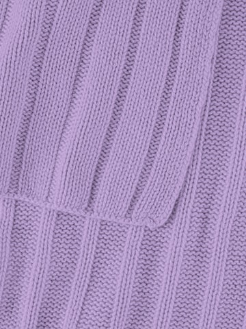 FALKE Scarf 'Pure Cashmere' in Purple: front