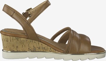 MARCO TOZZI Sandalen met riem in Bruin