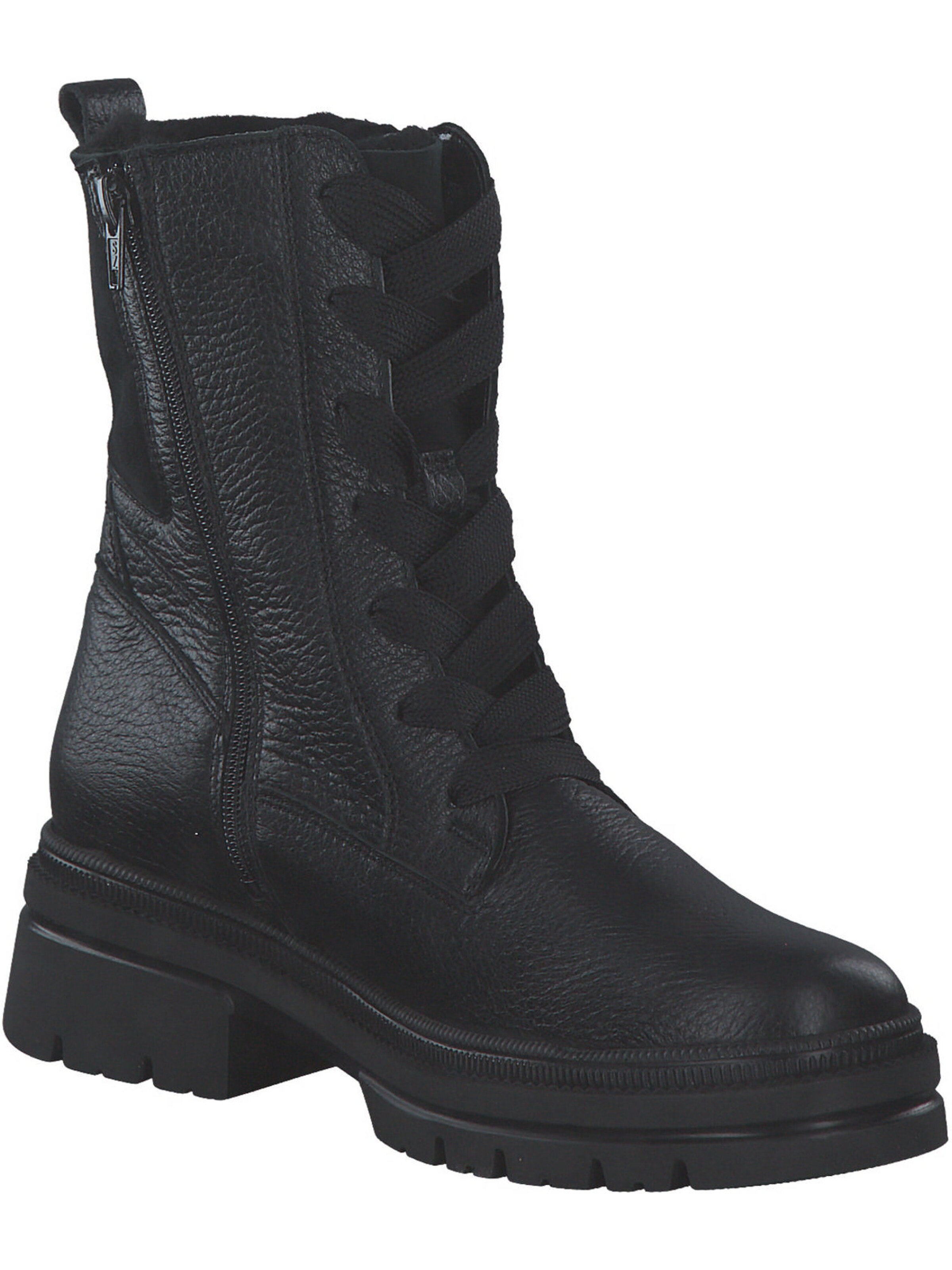 WALDLÄUFER Schnürstiefelette 'Amara' in Schwarz