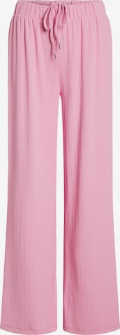 VILA Wide leg Παντελόνι 'Ofelia' σε ροζ: μπροστά
