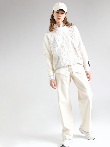 Wide leg Jeans di co'couture in beige