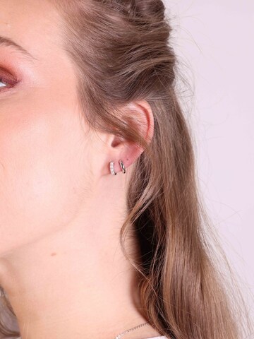 Lucardi Oorbellen in Zilver: voorkant