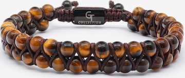 GT Collection Armbånd 'Double-Bead' i brun: forside